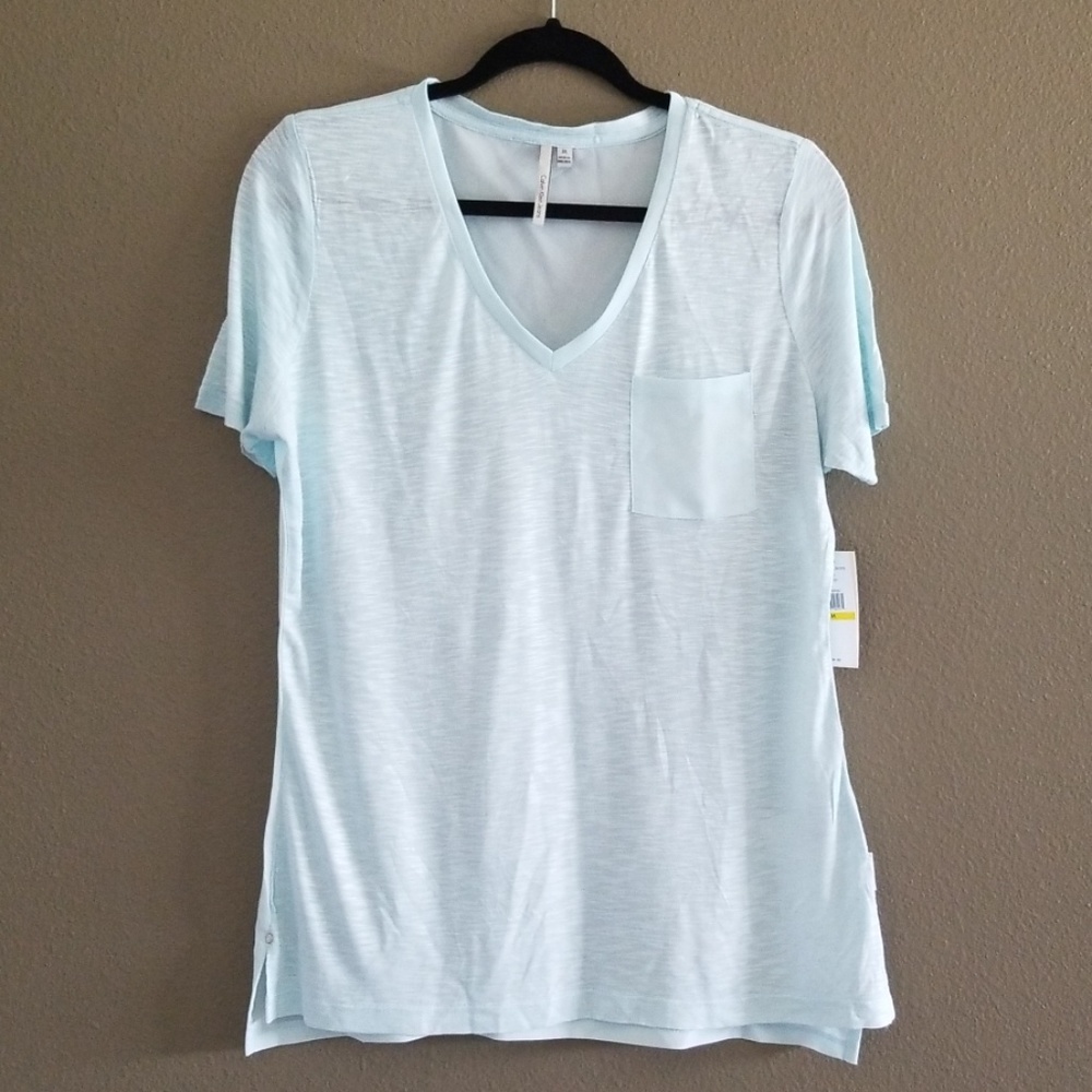 Calvin Klein Jeans Shirt V-Neck Slub Shirt